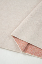 Load image into Gallery viewer, Beige Flower Pattern Drop Sleeve Baggy Sweater - Telah&#39;s Boutique
