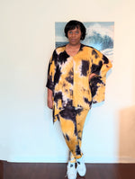 Load image into Gallery viewer, Yellow Batwing Tie-Dyed Set
