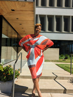 Load image into Gallery viewer, PLEATED BATWING DRESS - Telah&#39;s Boutique
