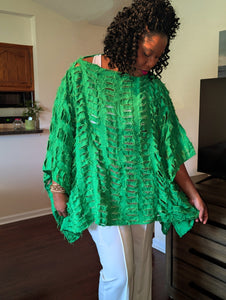 Distressed Denim Tunic - Telah's Boutique