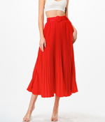 Load image into Gallery viewer, PLEATED SKIRT MIDI

