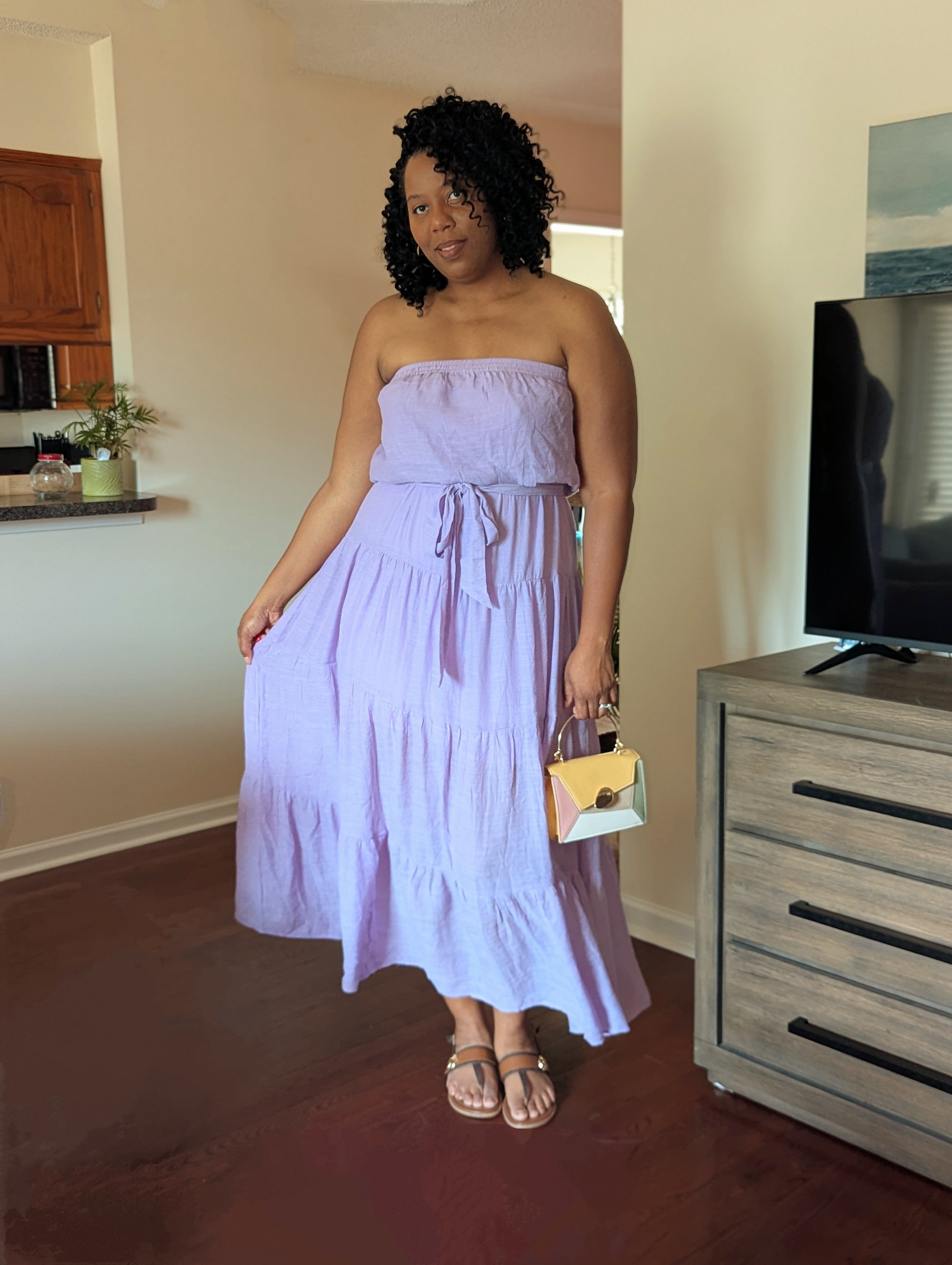 Plus Tube Tiered Maxi Dress - Telah's Boutique
