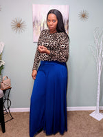 Load image into Gallery viewer, Blue Palazzo Pants - Telah&#39;s Boutique
