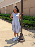 Load image into Gallery viewer, Sleeveless Tiered Midi Dress - Telah&#39;s Boutique
